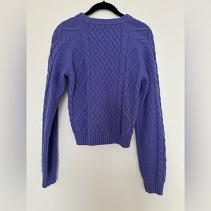 NWOT Aritzia Sunday Best Lima Sweater in Peri Purple